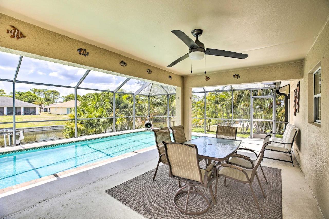 Cape Coral Canalfront Home With Pool And Dock Екстериор снимка