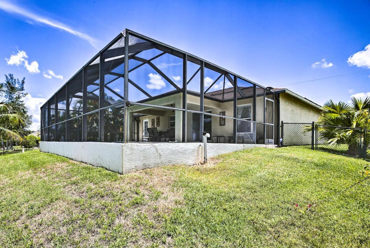 Cape Coral Canalfront Home With Pool And Dock Екстериор снимка